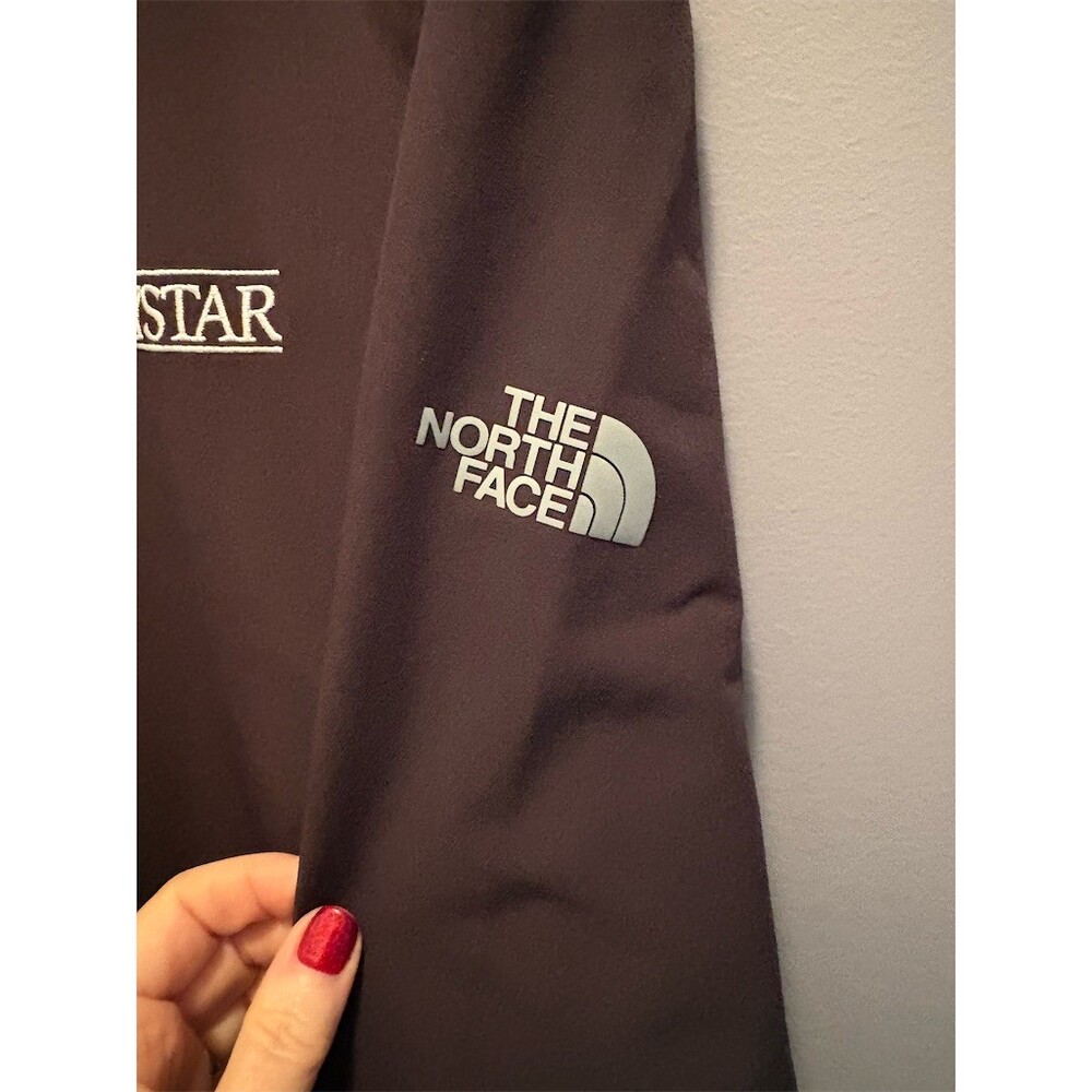 The North Face Jacket Men's XL Black Soft Shell Full Zip Stand Collar Logo - Picture 4 of 8